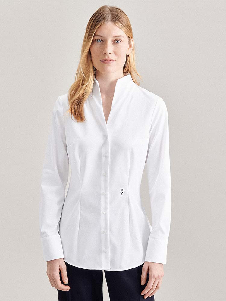 Weiße Seidensticker Damen Bluse | Como Fashion